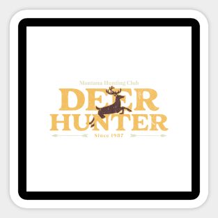 Montana Deer Hunting Club Sticker